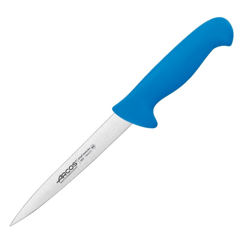 Нож филейный 2900 293123, 170 мм, голубой