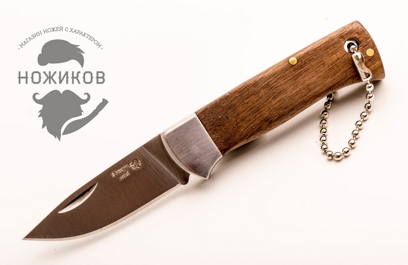 Нож мини-Стерх Кизляр, сталь AUS-8, рукоять орех