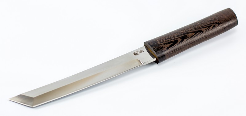 Нож Танто из Х12МФ, рукоять и ножны граб
