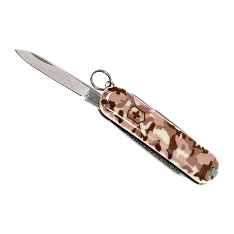Нож перочинный Victorinox CLASSIC, сталь X55CrMo14, рукоять Cellidor®, песочный камуфляж