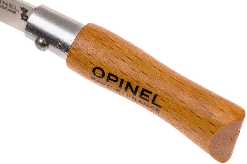 Складной нож Opinel №2, сталь AFNOR XC90 Carbon Steel, рукоять бук, 111020